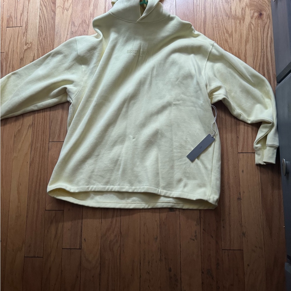 Essentials Light Yellow Sweatshirt